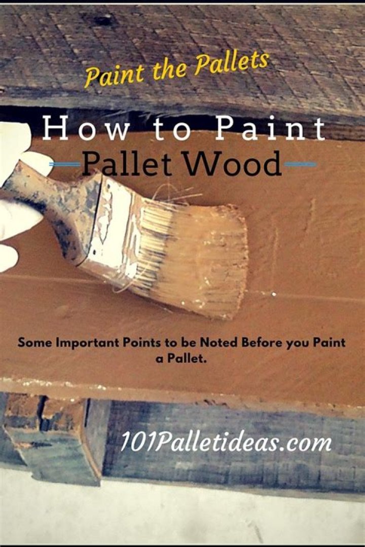 What paint do you use on pallets?