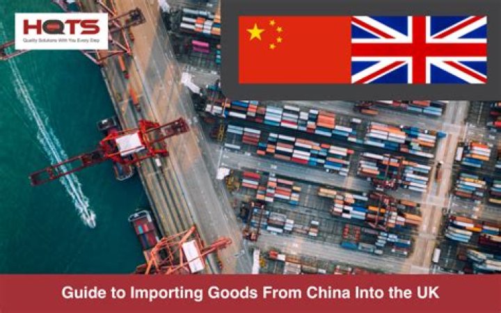 What products does the UK import from China?