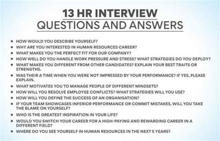 What questions can hr answer?