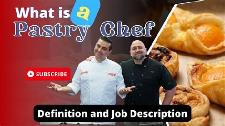 What responsibilities do pastry chefs have?
