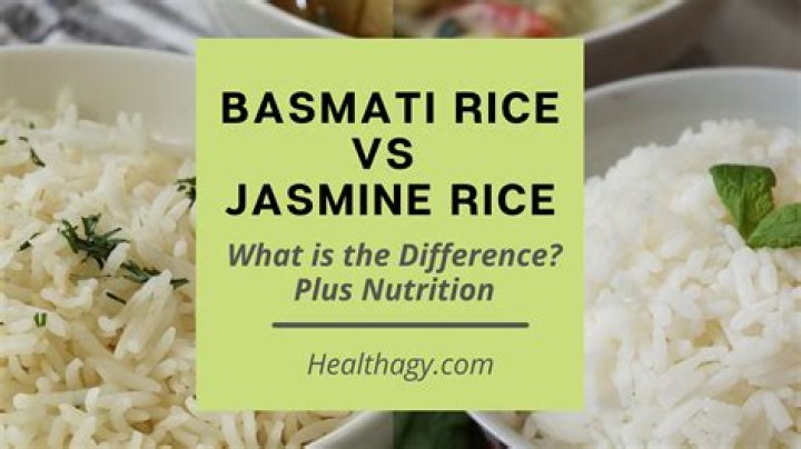 What rice is healthier basmati or jasmine?