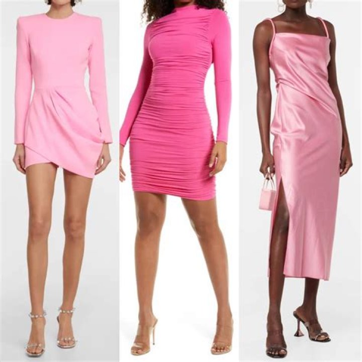 What shoes go with a pink suit?