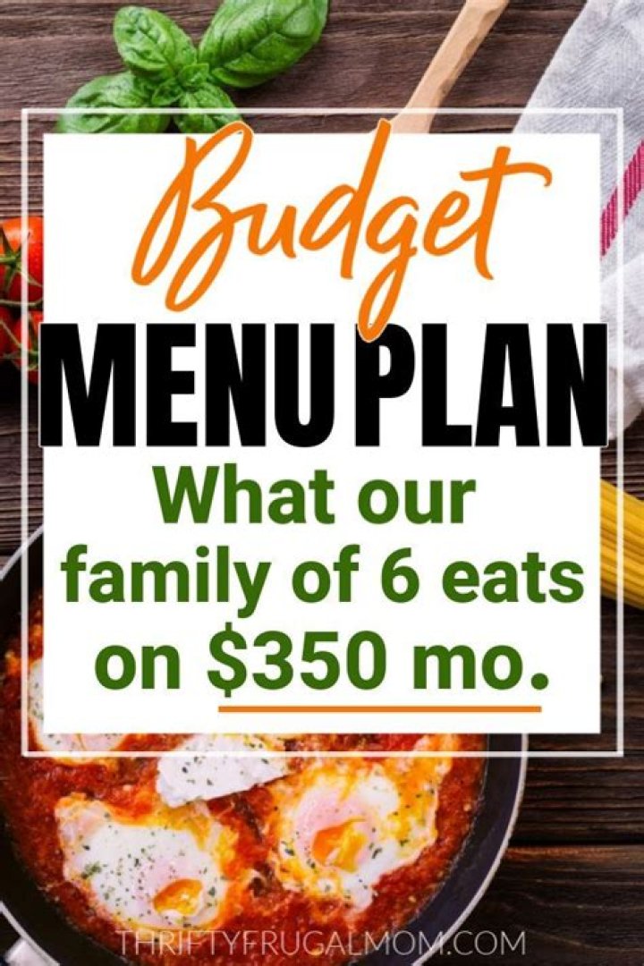 What should a family of 6 eat?