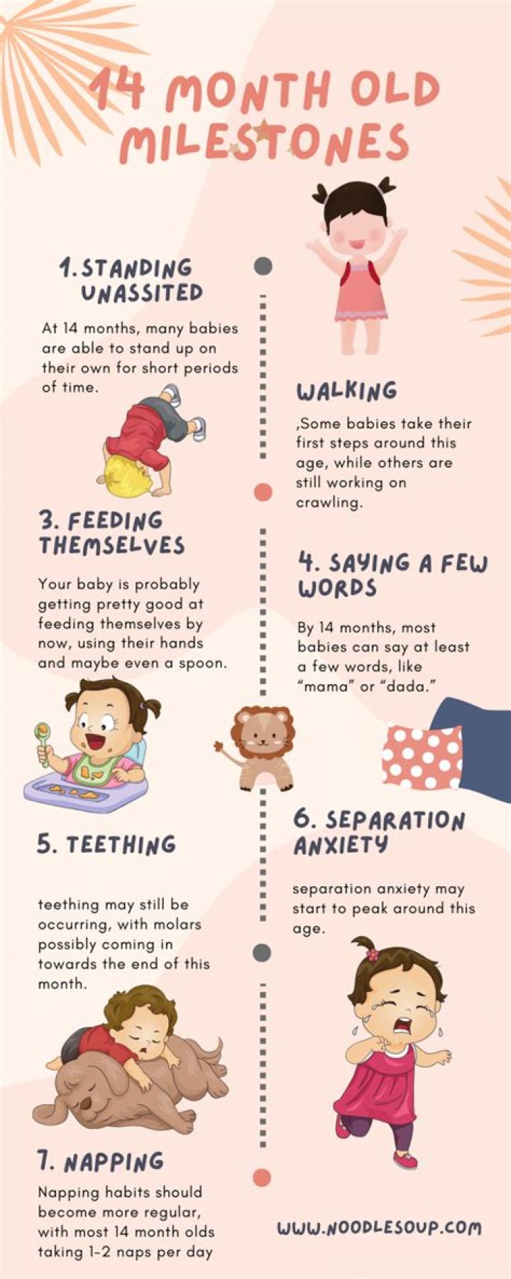What should I be teaching my 14 month old?