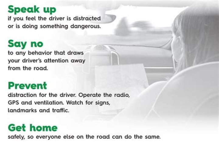 What should you do if you see a distracted driver?