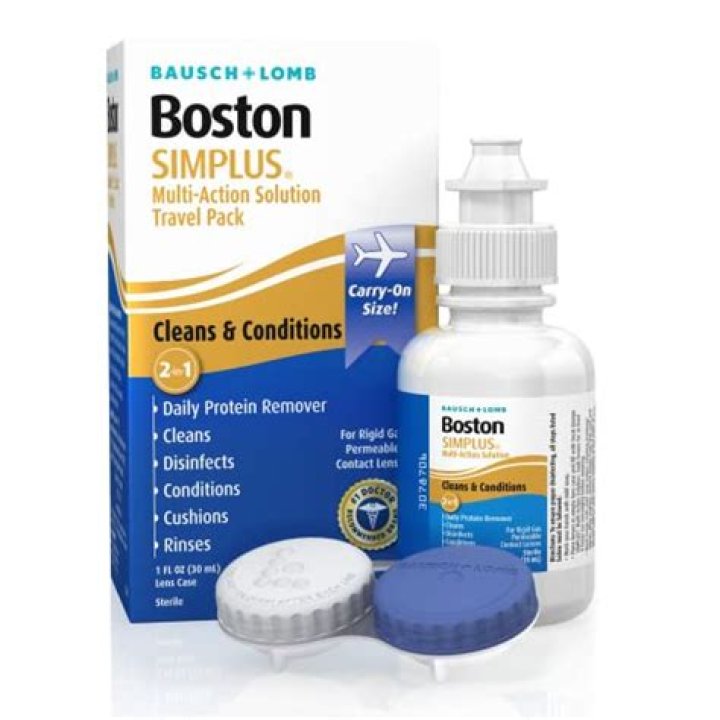 What size contact solution can I take on a plane?