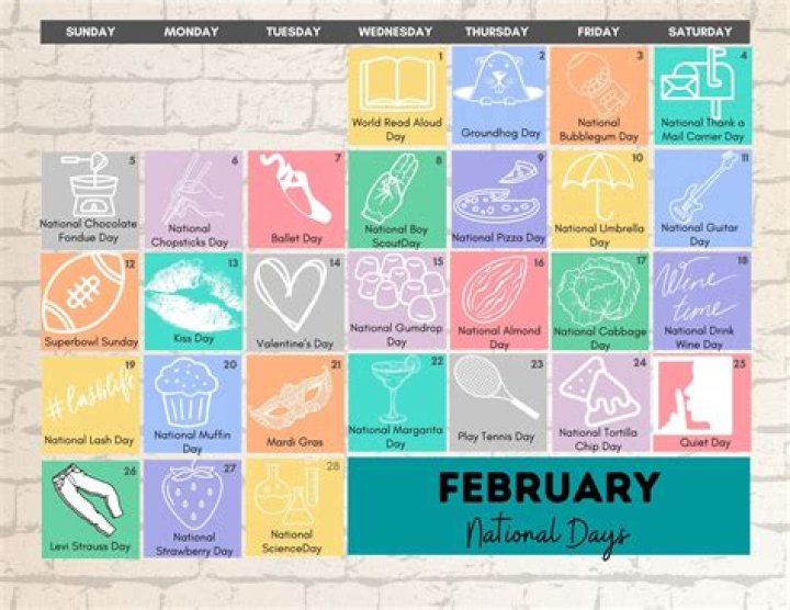 What special days are in February 2021?