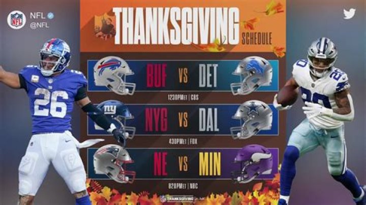 What teams are playing on Thanksgiving Day?