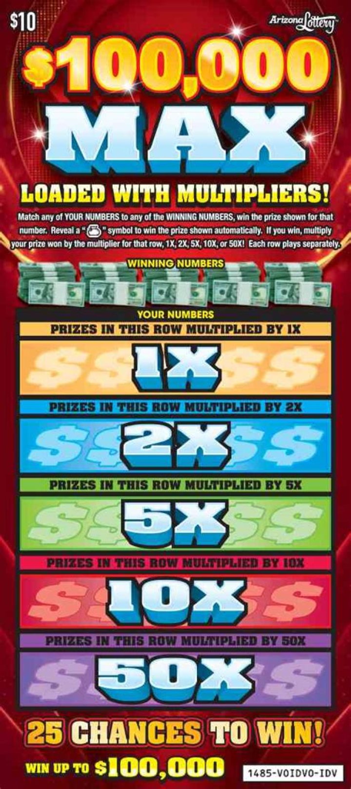 What time can you cash in scratchers in Arizona?