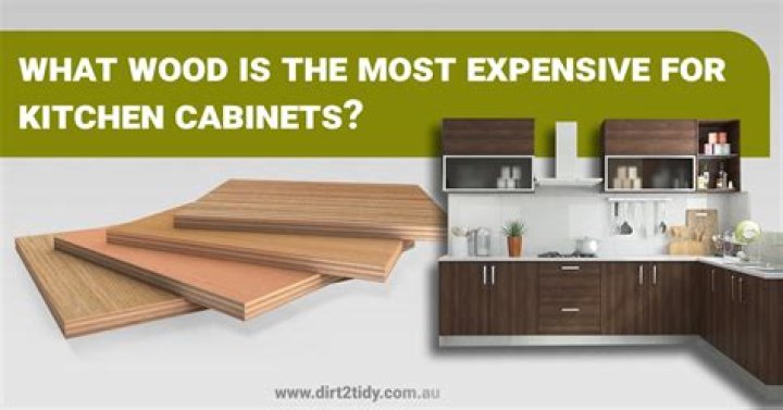 What type of cabinets are most expensive?