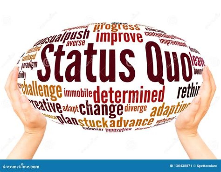 What type of word is status quo?