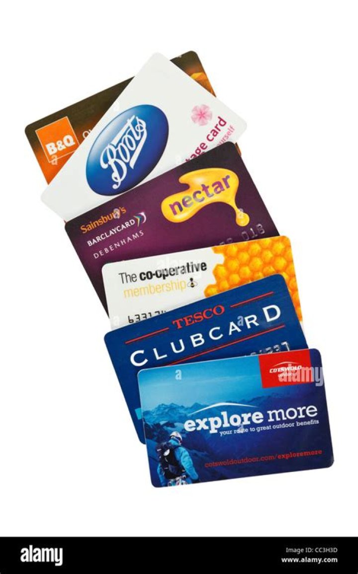 What UK stores have loyalty cards?