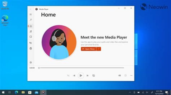 What version of Media Player comes with Windows 10?