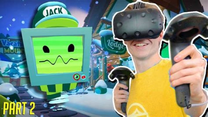 What virtual reality headset does Jacksepticeye use?