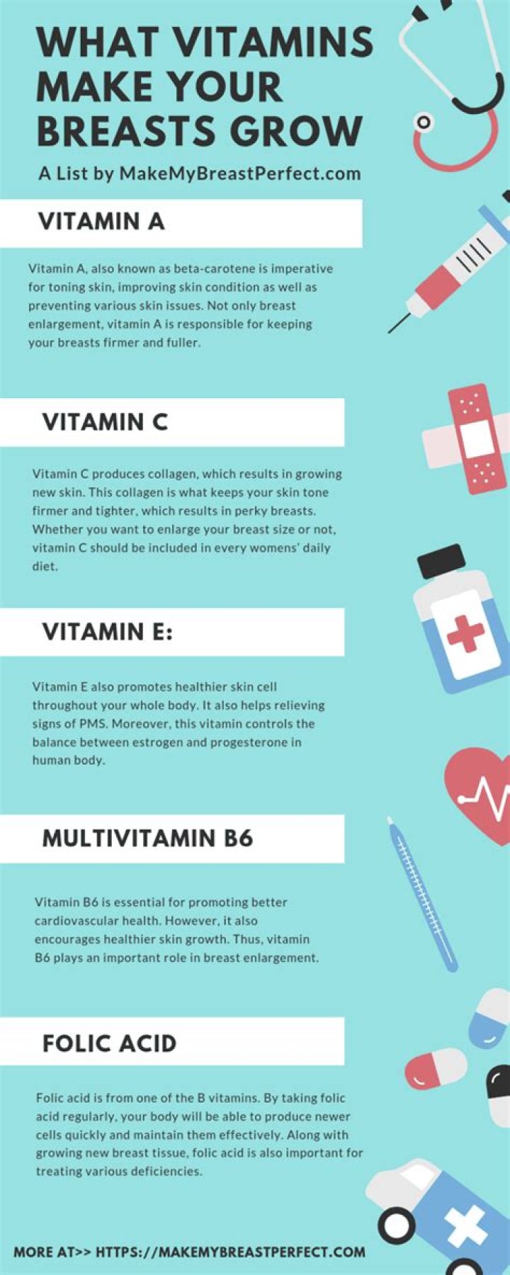 What vitamins make your breasts grow?
