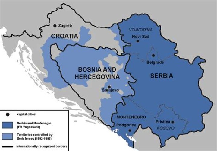 What was the goal of the Bosnian war?