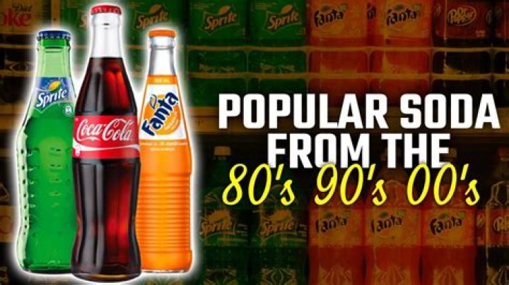 What was the most popular soda in the 1980s?
