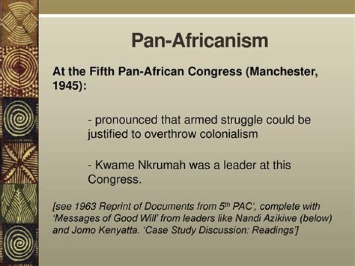 What was the purpose of Pan-Africanism quizlet?