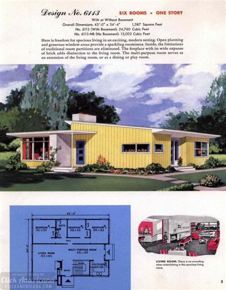 What were 1950 houses made of?