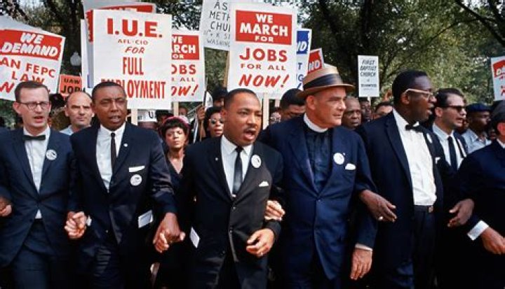 What were civil rights marches?