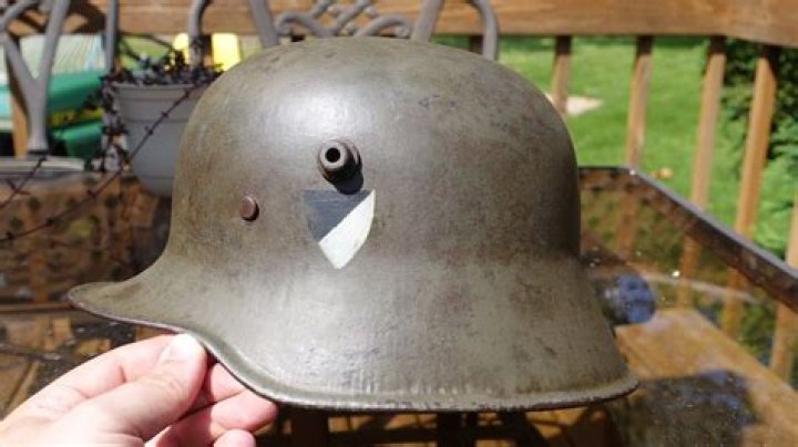 What were ww2 helmets made of?