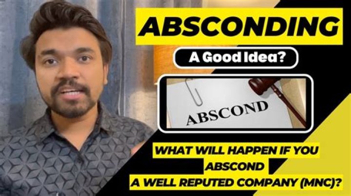 What will happen if I abscond from Cognizant?