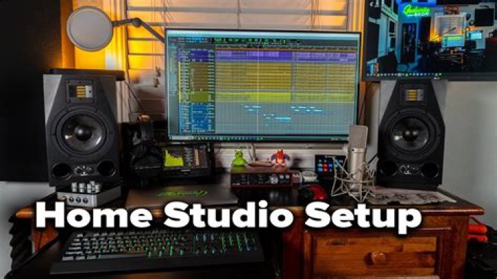 What you need for a studio at home?