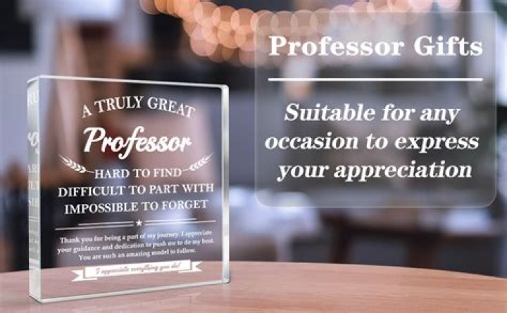 Whats a good gift for a professor?