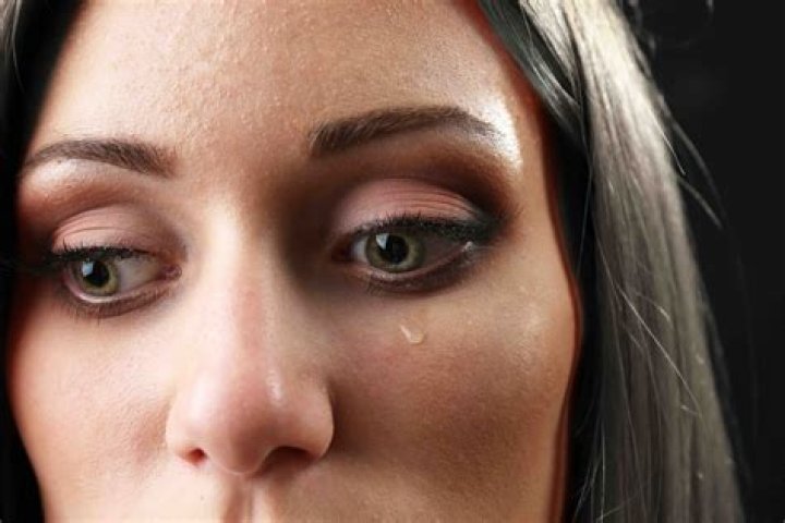 When a person cries from the left eye?