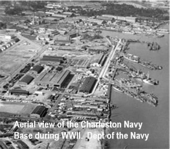 When did Charleston Navy Base close?