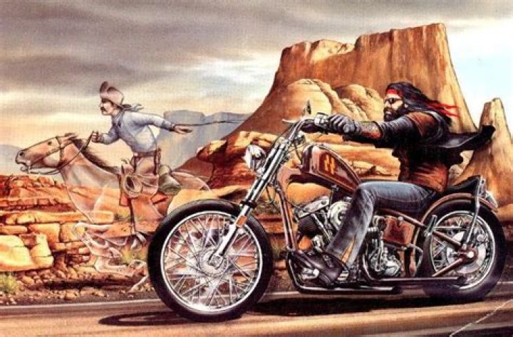 When did David Mann paint Ghost Rider?