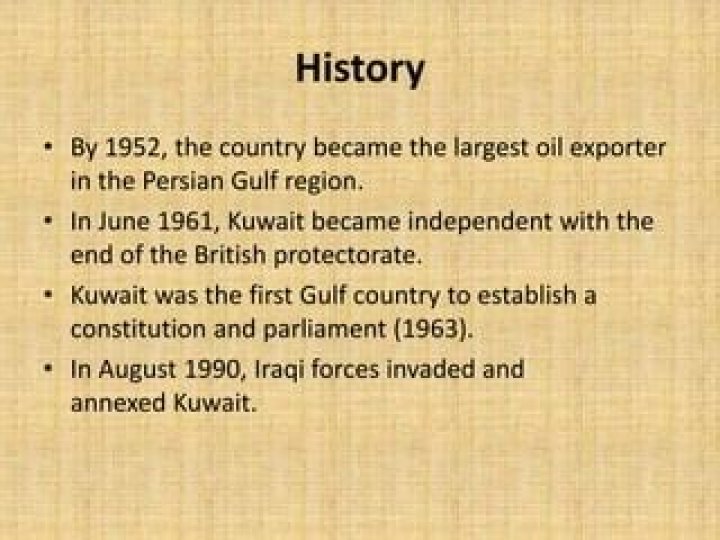 When did Kuwait get its independence?