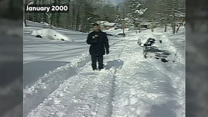 When did Raleigh get 20 inches of snow?