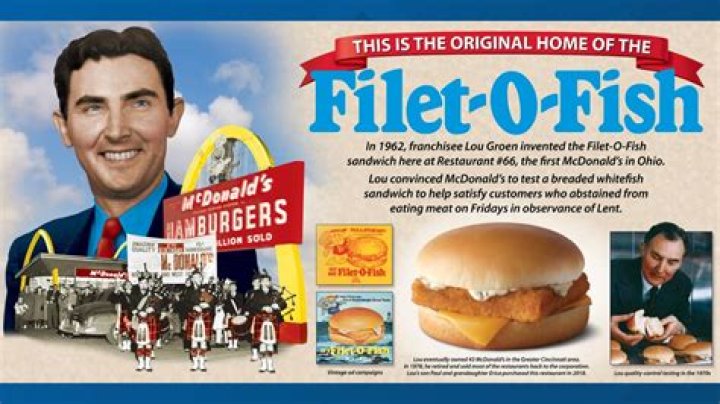 When did the filet o fish commercial come out?