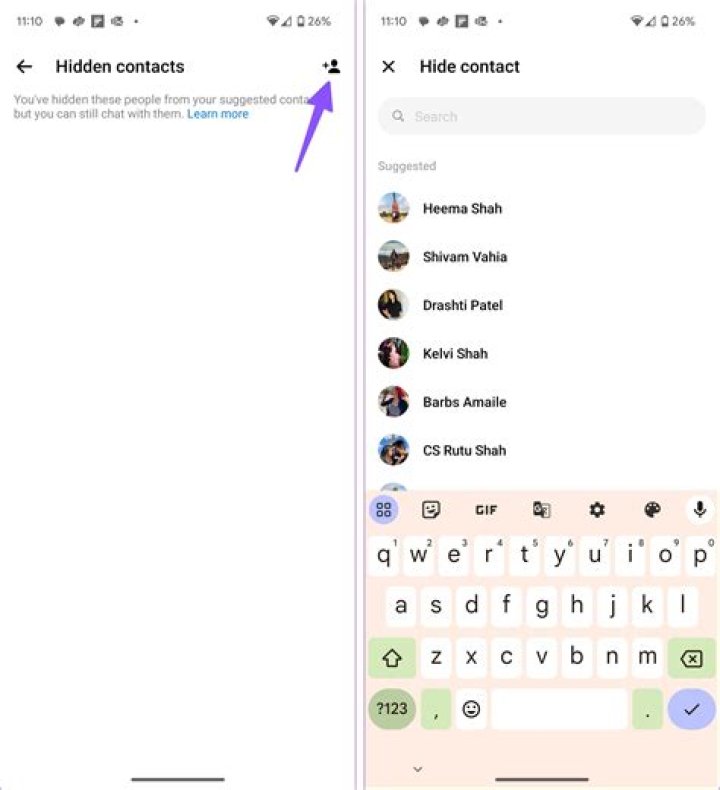 When I add someone to my contacts on Facebook Messenger are they alerted?