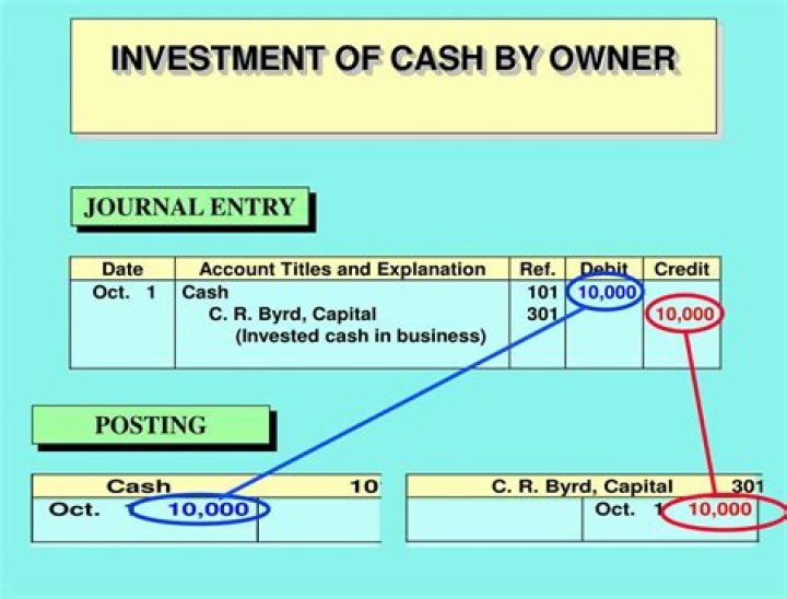 When the owner invested cash in a business?