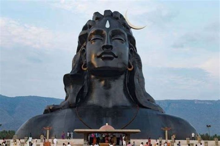 When was Adiyogi statue built?