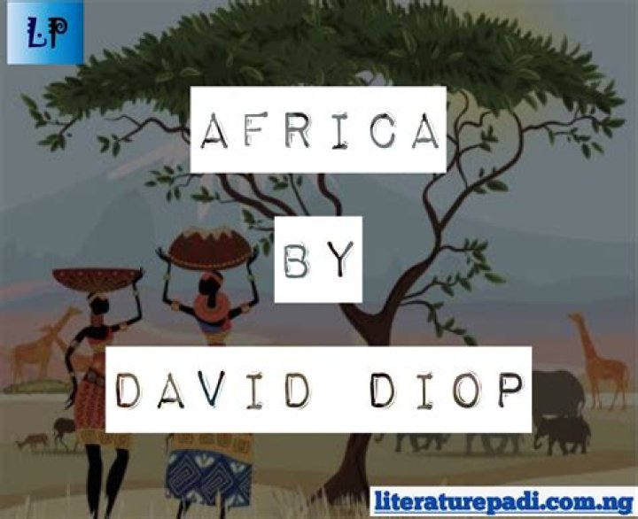 When was David Diop Africa written?