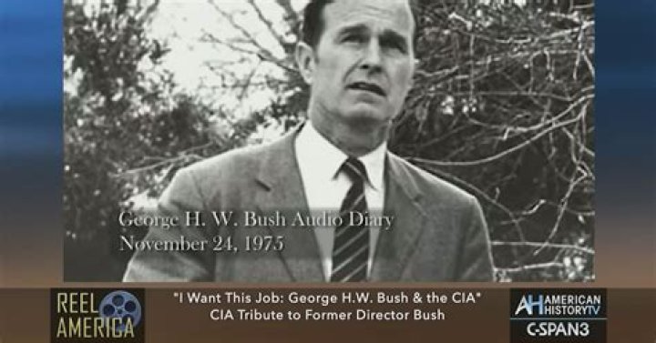 When was George Bush in the CIA?