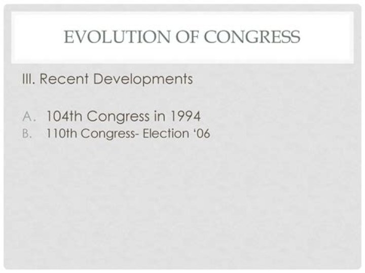 When was the 104th Congress?