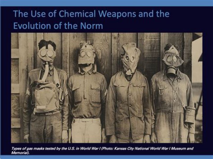 When was the first chemical weapon used?