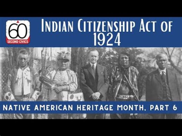 When was the Indian Citizenship Act passed?