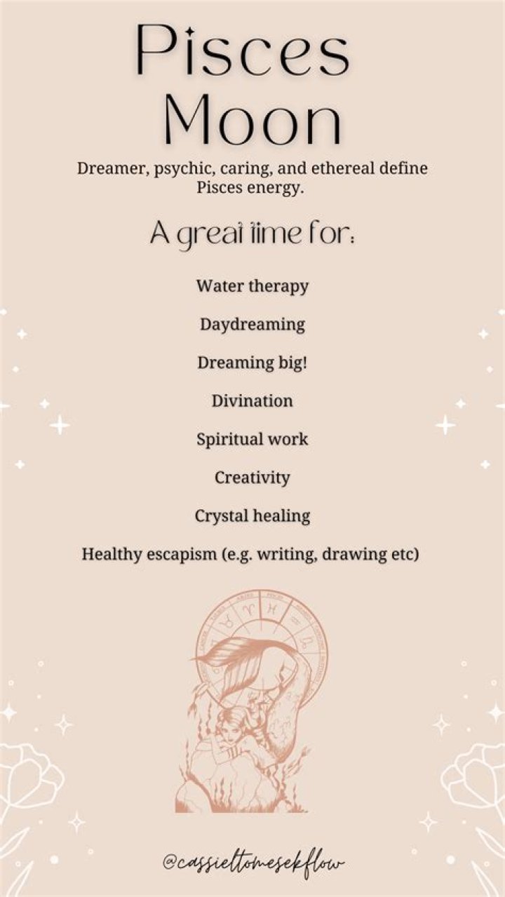 When was the last Pisces moon?