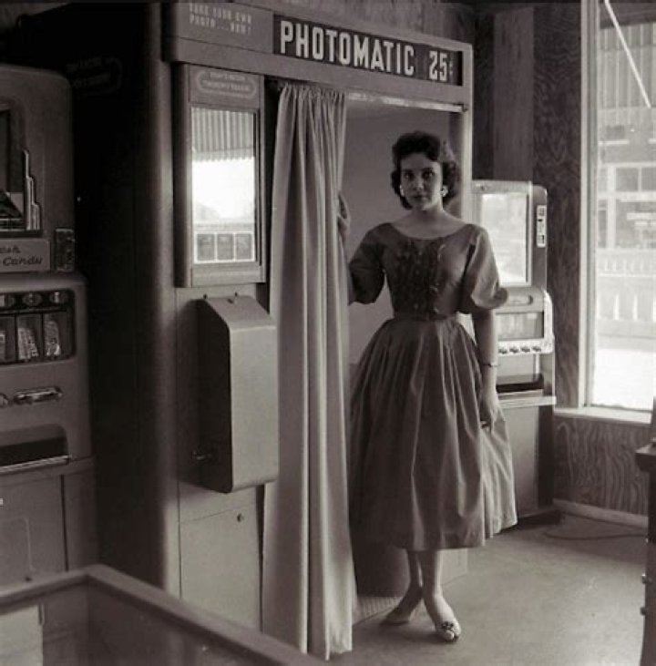 When was the photo booth invented?