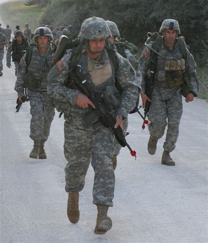 When was the US Army at its largest?
