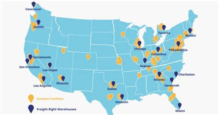 Where are Newegg warehouses located?