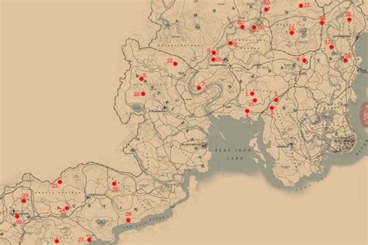 Where are the 30 dinosaur bones rdr2?