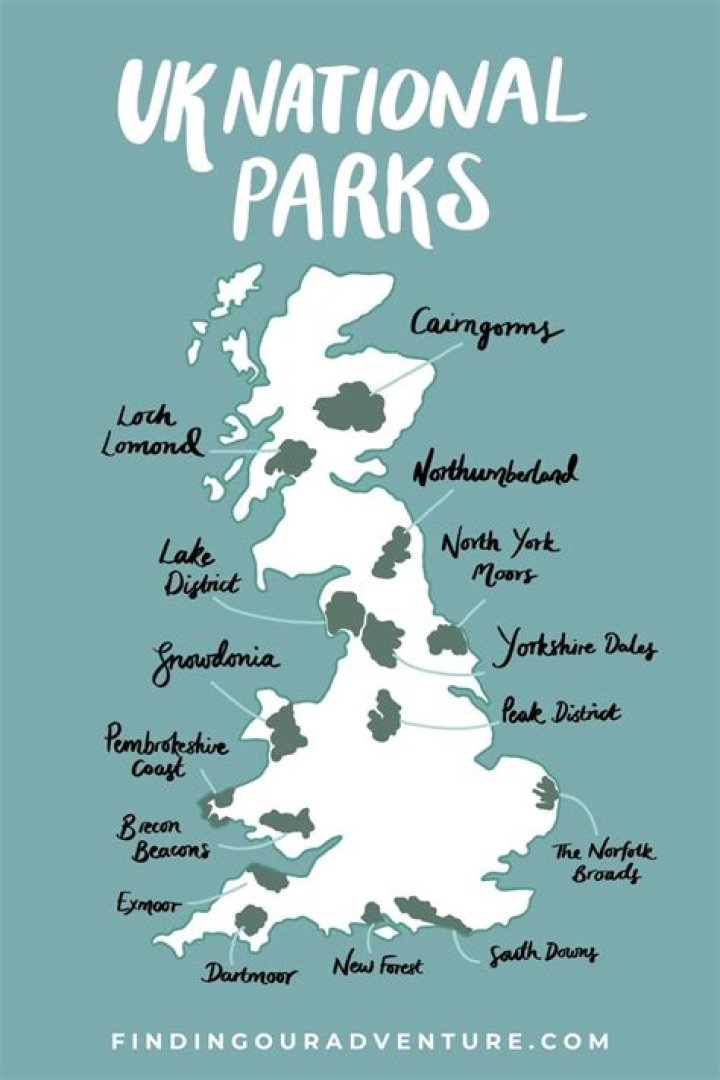 Where are the national parks in Wales?