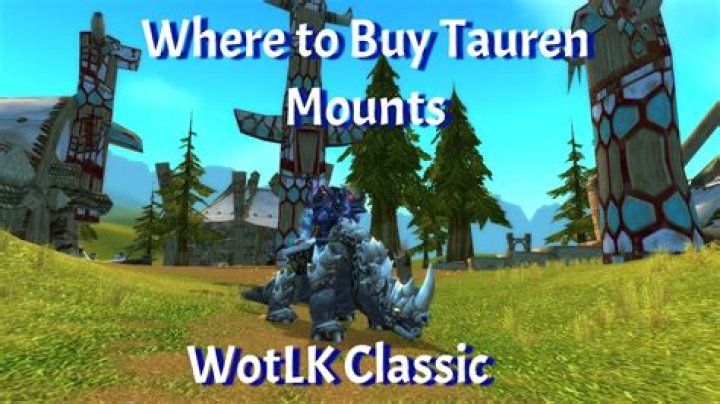 Where can I buy a Tauren Mount?