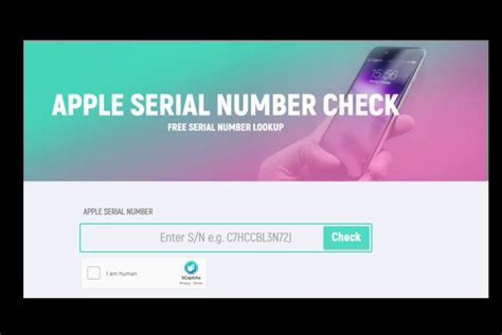 Where can I check Apple serial number?
